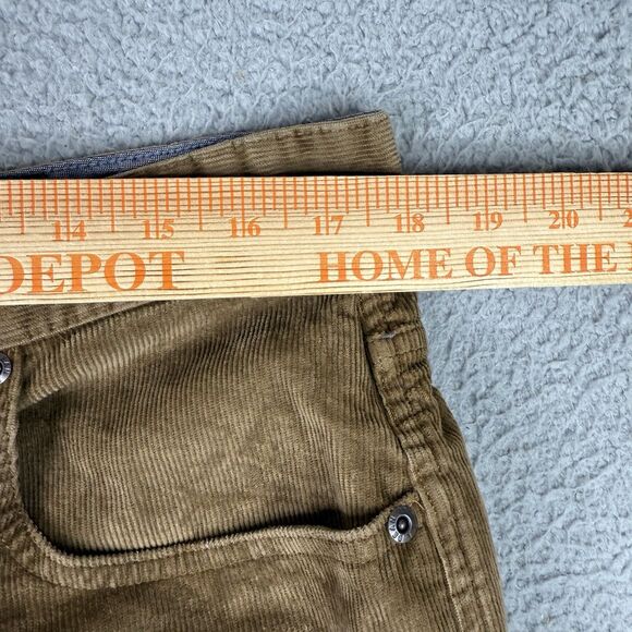 LL Bean Corduroy Pants Mens 35x30 Brown Natural Fit Stretch Country 502838 Gorp - Picture 8 of 12